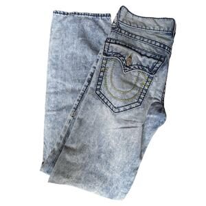 True Religion Jeans Yellow Stitch Straight Leg 29